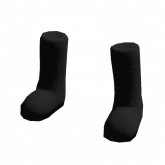 Image of Y2K Fuzzy Black Boots