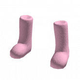 Image of Y2K Fuzzy Pink Boots