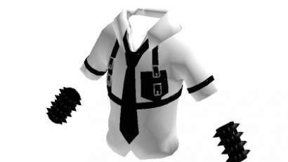 Black And White Uniform Shirt