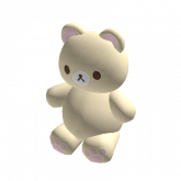 Image of ♡ cute mini kawaii bear plushie blonde (holdable)