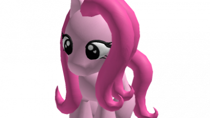 ♡ cute pink pony plushie (holdable)