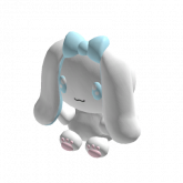 Image of ♡ cute shy bunny plushie white (holdable)