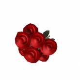 Image of Holdable Red Flower Bouquet