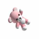 Image of Pink Holdable Teddybear