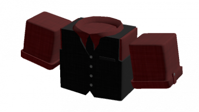 Red Shirt & Formal Black Vest {1.0}