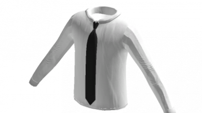 White Shirt Black Tie