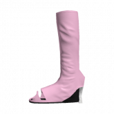 Image of BLACKPINK Jennie Pink Venom Boots