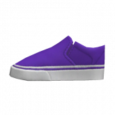 Image of Canvas Shoes - Black & Purple