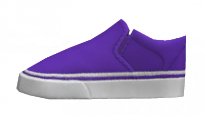 Canvas Shoes – Black & Purple