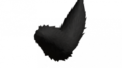 Animated Wolf Tail Black