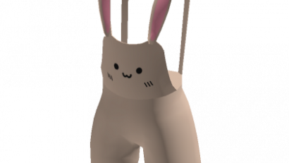 Beige Bunny Overalls