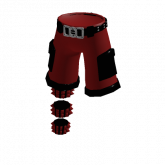 Image of Black And Red Shorts