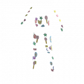 Image of Colorful Pastel Body Stickers