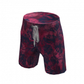 Image of Floral Swim Trunks - Red