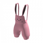 Image of Pink Bunny Overalls