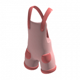 Image of Pink Farmer's Overalls