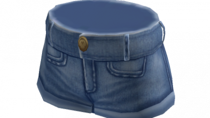 Short Jean Shorts – Mid Blue