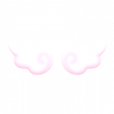Image of Pastel Pink Cloud Wings
