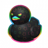 Image of Rainbow Neon Star Duck | Catalog Avatar Creator