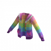 Image of Cute Lace Sweater - Pastel Rainbow