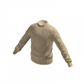 Image of Knit Sweater - Beige