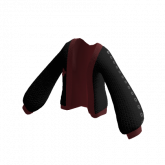 Image of Oversized Black and Red Dizzy Sweater