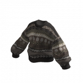 Image of Oversized Knitted Granpa Sweater Dark Brown