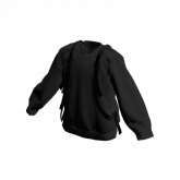 Image of Tactical Black Oversized Sweater