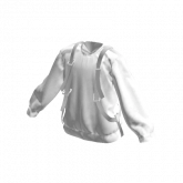 Image of Tactical White Oversized Sweater
