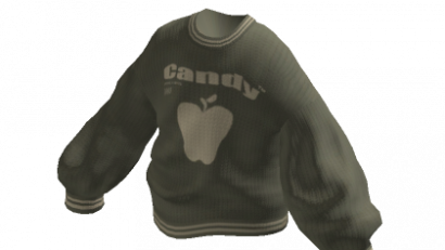 Y2K Oversized Knitted Candy Sweater Green