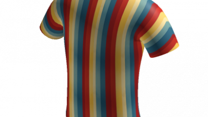 Cute Circus Clown Jester Yellow Red and Blue Shirt