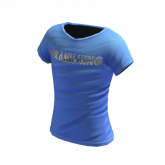 Image of Forever21 T-Shirt Blue/Black Prank King
