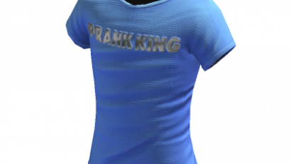 Forever21  T-Shirt Blue/Black Prank King