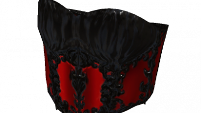 Goth Corset in Victorian Crimson