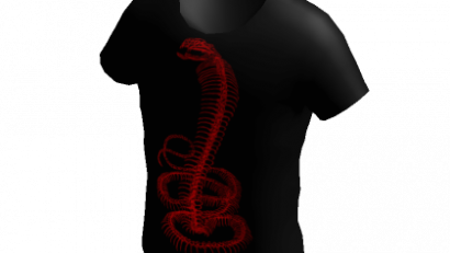 On Sale – Threadless Snake Skeleton (Red) T-Shirt