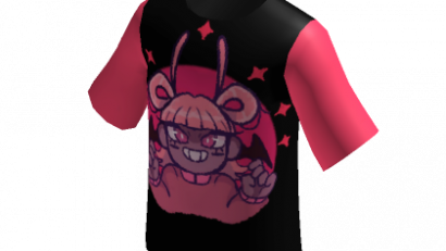 Pink Haired Bat Girl Graphic Shirt