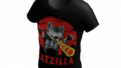 Threadless Catzilla T-Shirt