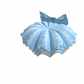 Image of Blue Bow Tutu Skirt
