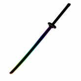 Image of Cartoony Rainbow Katana