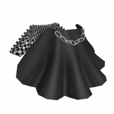 Image of Checkered Chained Side Ruffles
