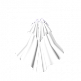 Image of Countess Train Skirt(White)