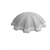 Image of Gray Pleated Skirt