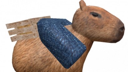 Realistic Capybara Mount
