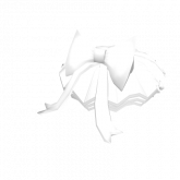 Image of White Bow Tutu Skirt